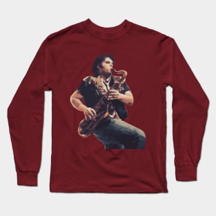 Eddie Playing the Saxophone RHPS Rock N Roll Long Sleeve T-Shirt